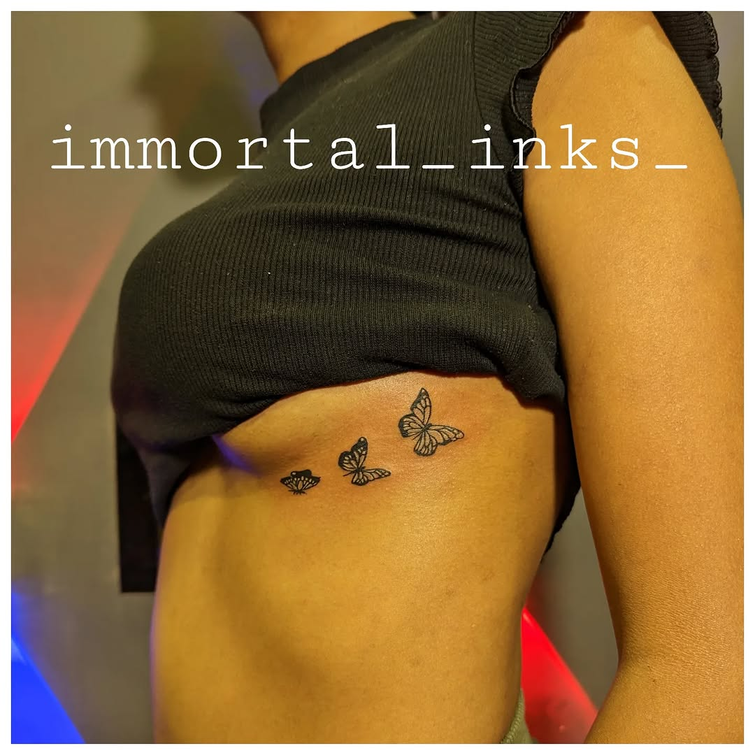 Minimal tattoo by Agustin