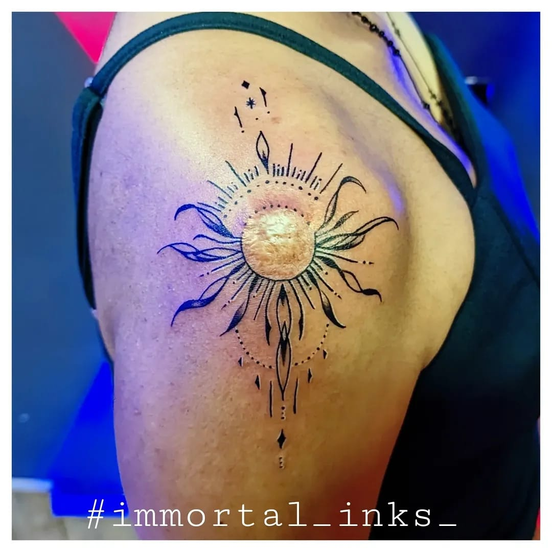 Traditional tattoo by Agustin