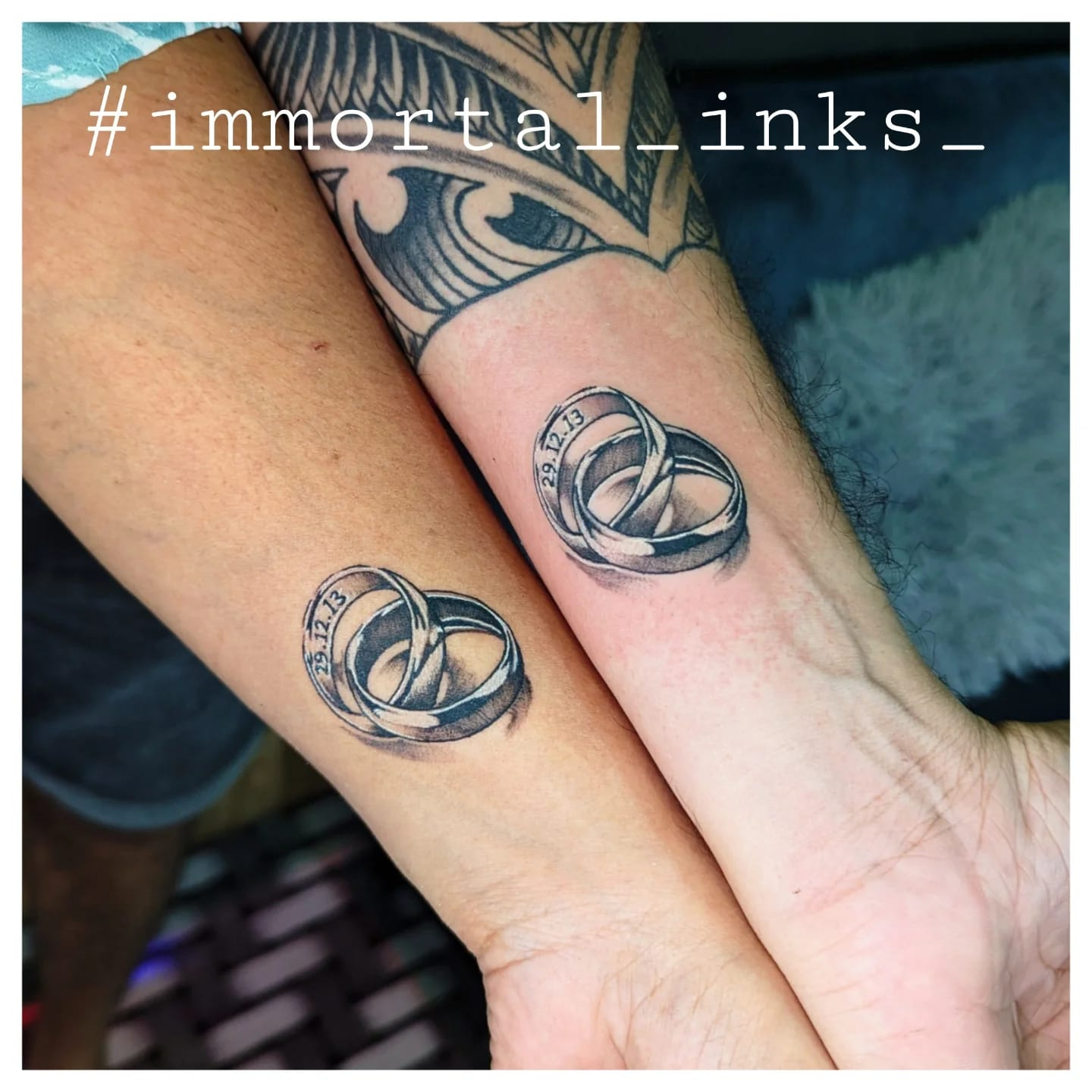Minimal tattoo by Agustin