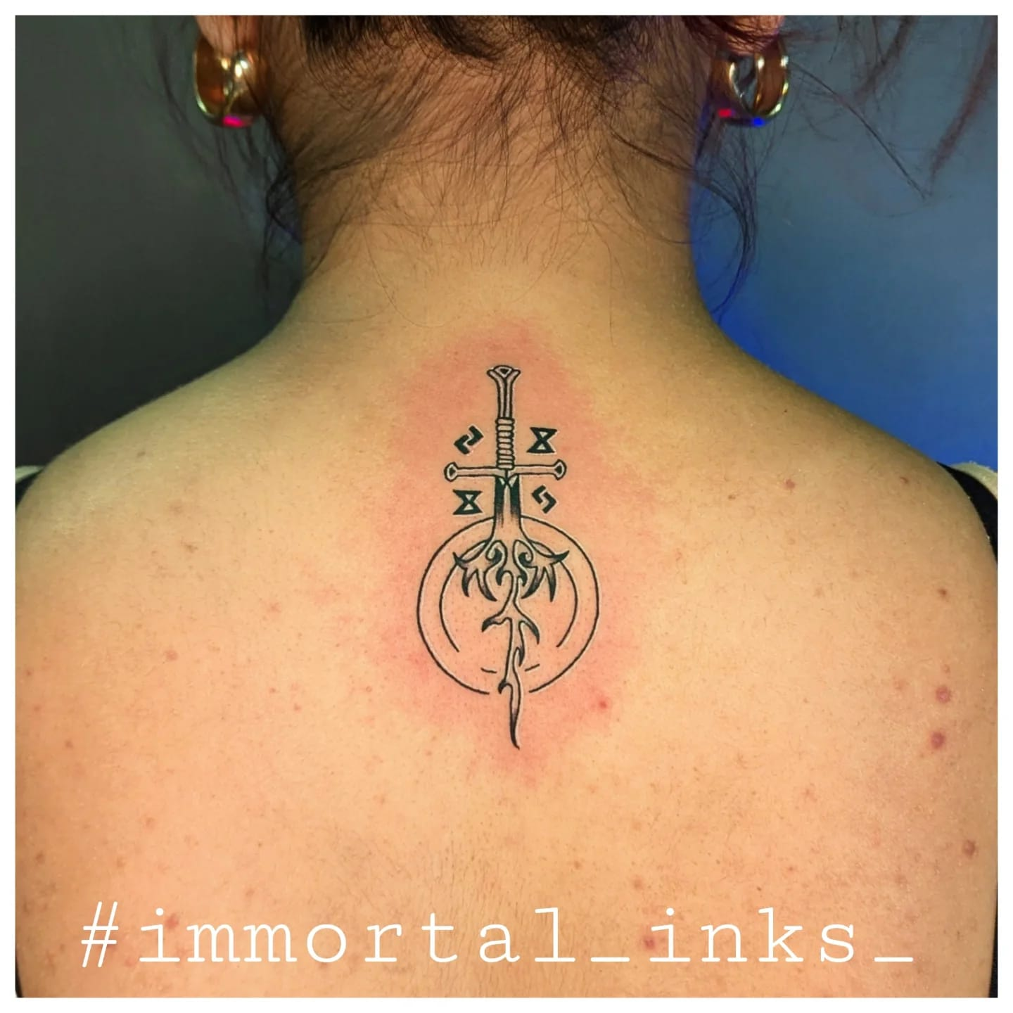 Minimal tattoo by Agustin